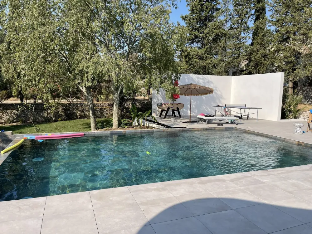 Construction piscine près de Saint-Chaptes